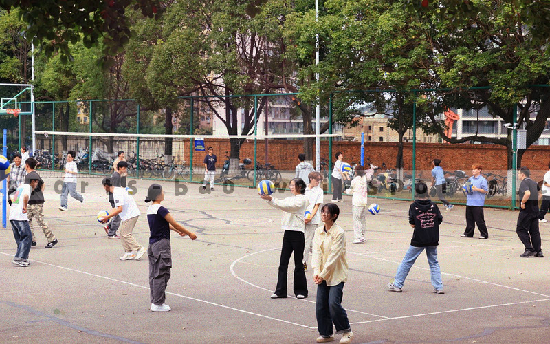 动态模糊的球体轨迹与场边线条交错的局部画面